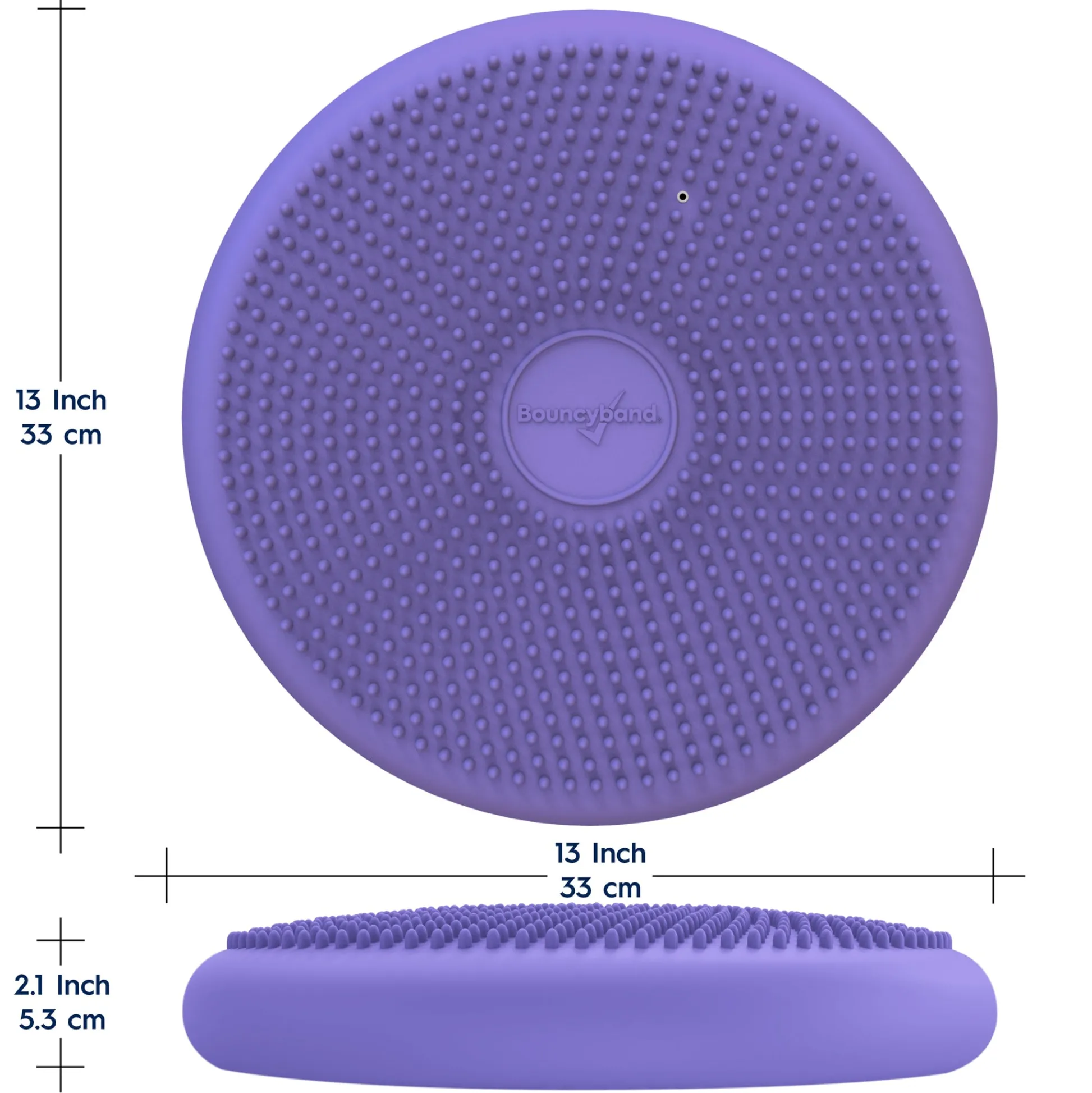Educators Resource Bouncyband Big Wiggle Seat Sensory Cushion, Playful Purple* Sensory & Fidget Toys