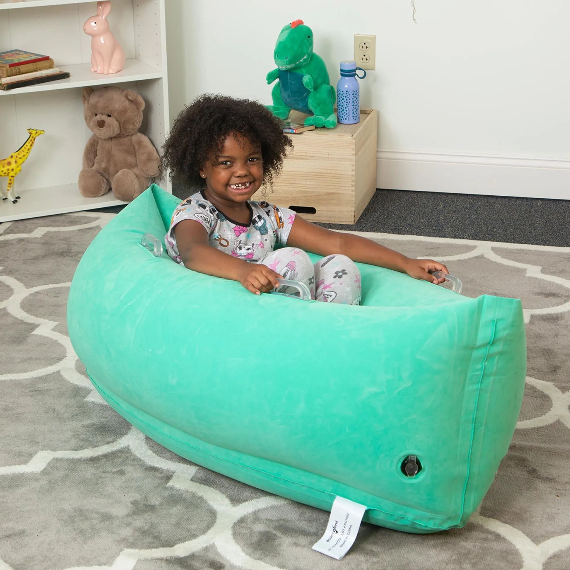 Educators Resource Bouncyband Comfy Hugging Peapod Sensory Pod for Kids, Green* Sensory & Fidget Toys|Social & Emotional Skills