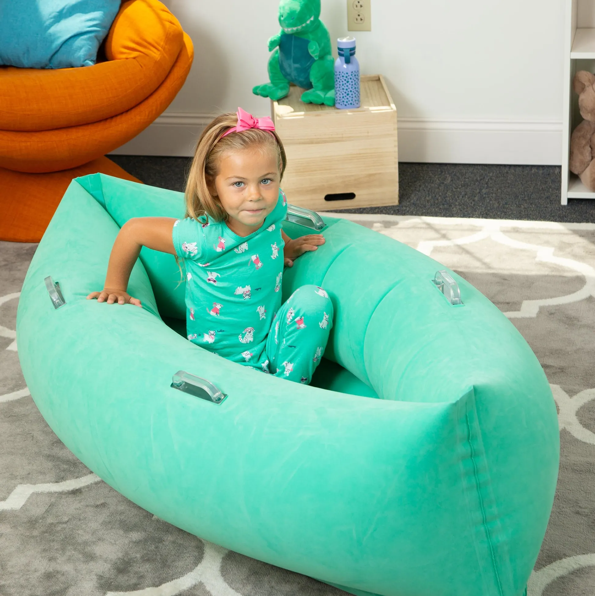 Educators Resource Bouncyband Comfy Hugging Peapod Sensory Pod for Kids* Sensory & Fidget Toys|Social & Emotional Skills