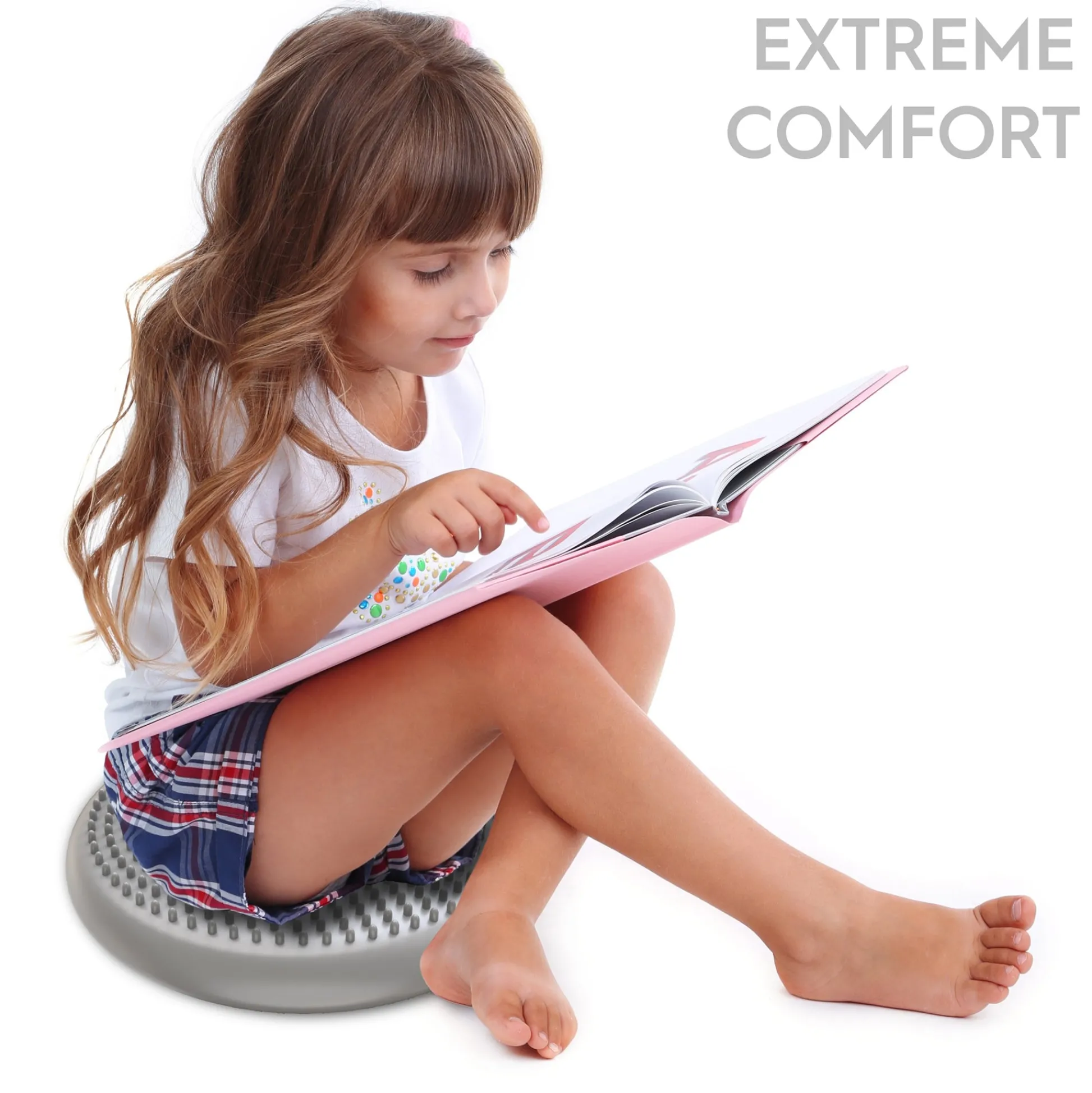 Educators Resource Bouncyband Little Wiggle Sensory Seat Cushion, Silver* Preschool Education Toys & Activities