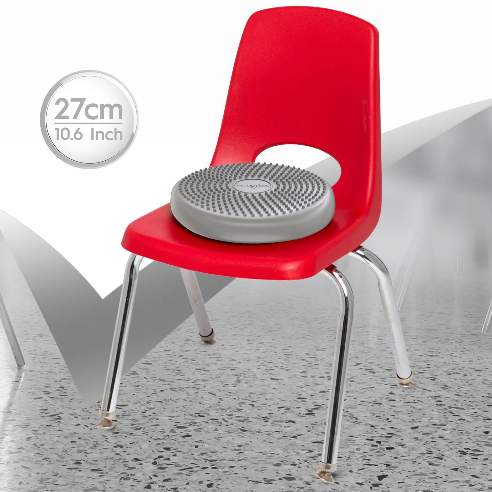 Educators Resource Bouncyband Little Wiggle Sensory Seat Cushion, Silver* Preschool Education Toys & Activities