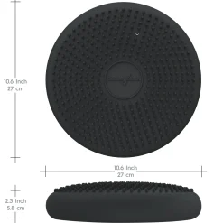 Educators Resource Bouncyband Little Wiggle Seat Sensory Cushion - Dark Gray* Preschool Education Toys & Activities