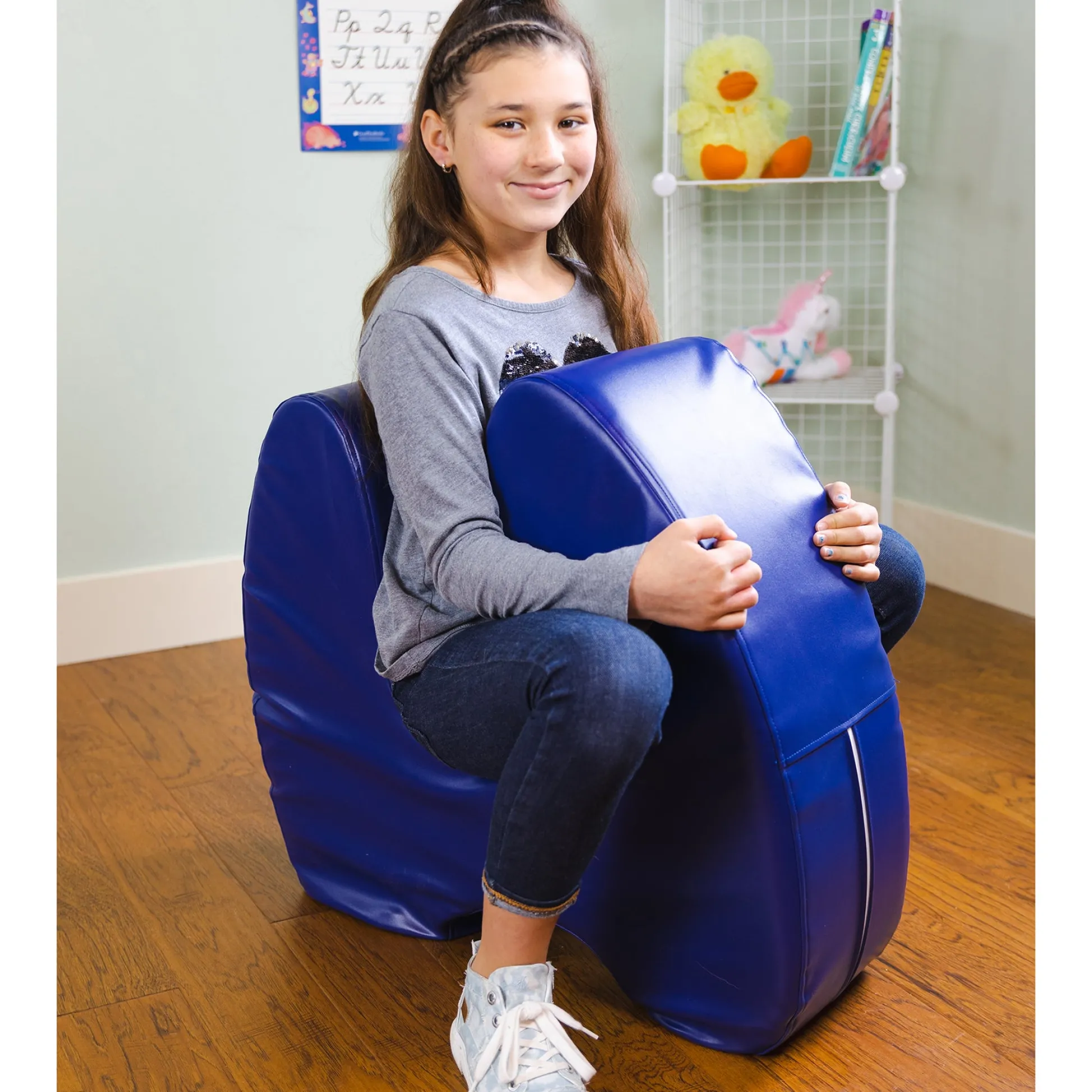 Educators Resource Bouncyband® Sensory Soft Squeeze Seat for Kids* Social & Emotional Skills|Preschool Education Toys & Activities