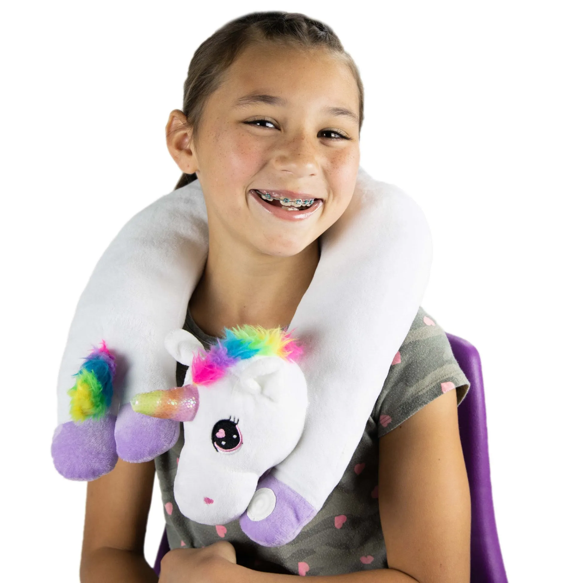 Educators Resource Bouncyband Unicorn Sensory Vibrating Neck Pillow* Social & Emotional Skills|Stuffed Animals