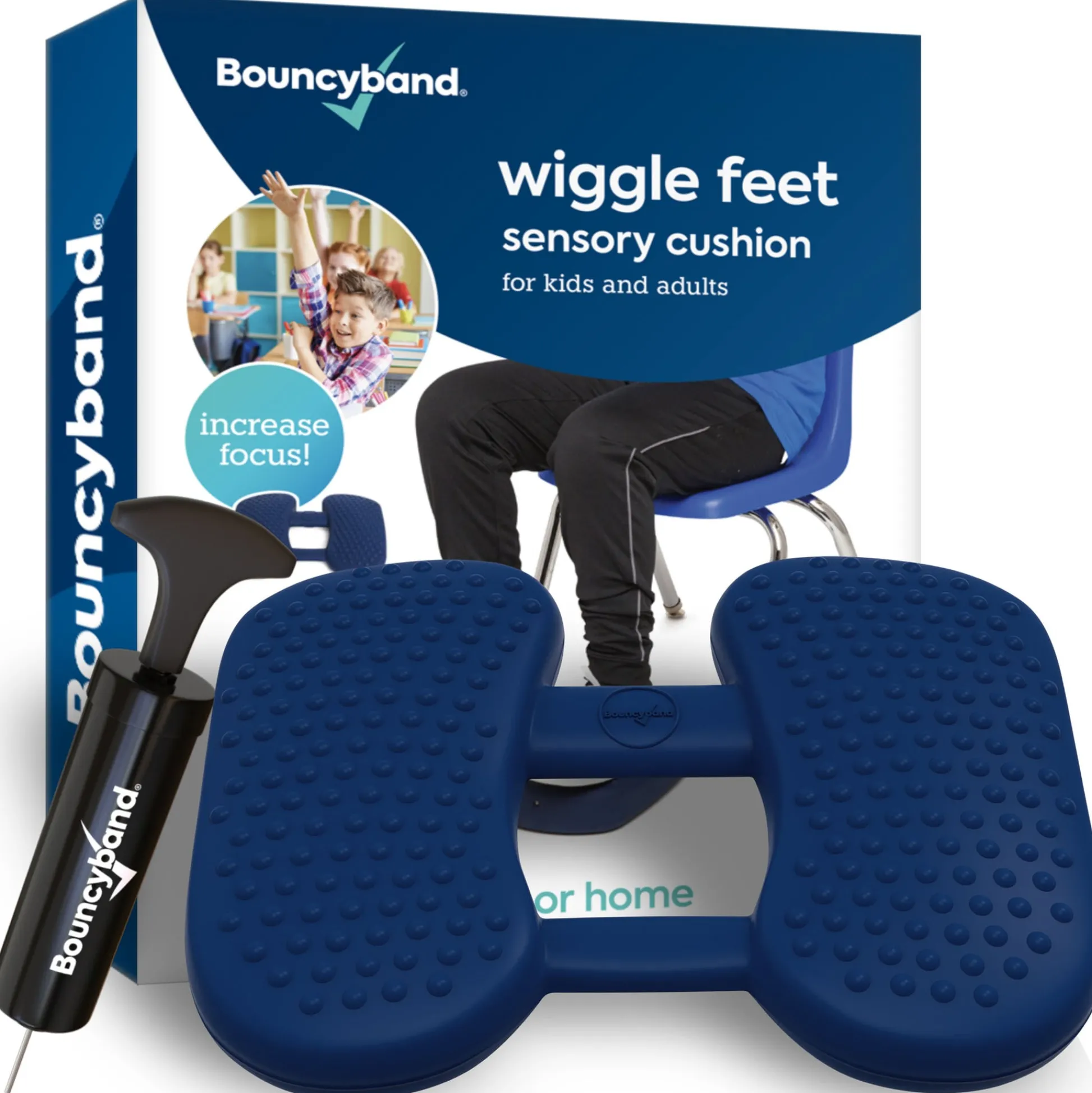 Educators Resource Bouncyband® Wiggle Feet Sensory Cushion: Focus & Fun in Motion* Sensory & Fidget Toys
