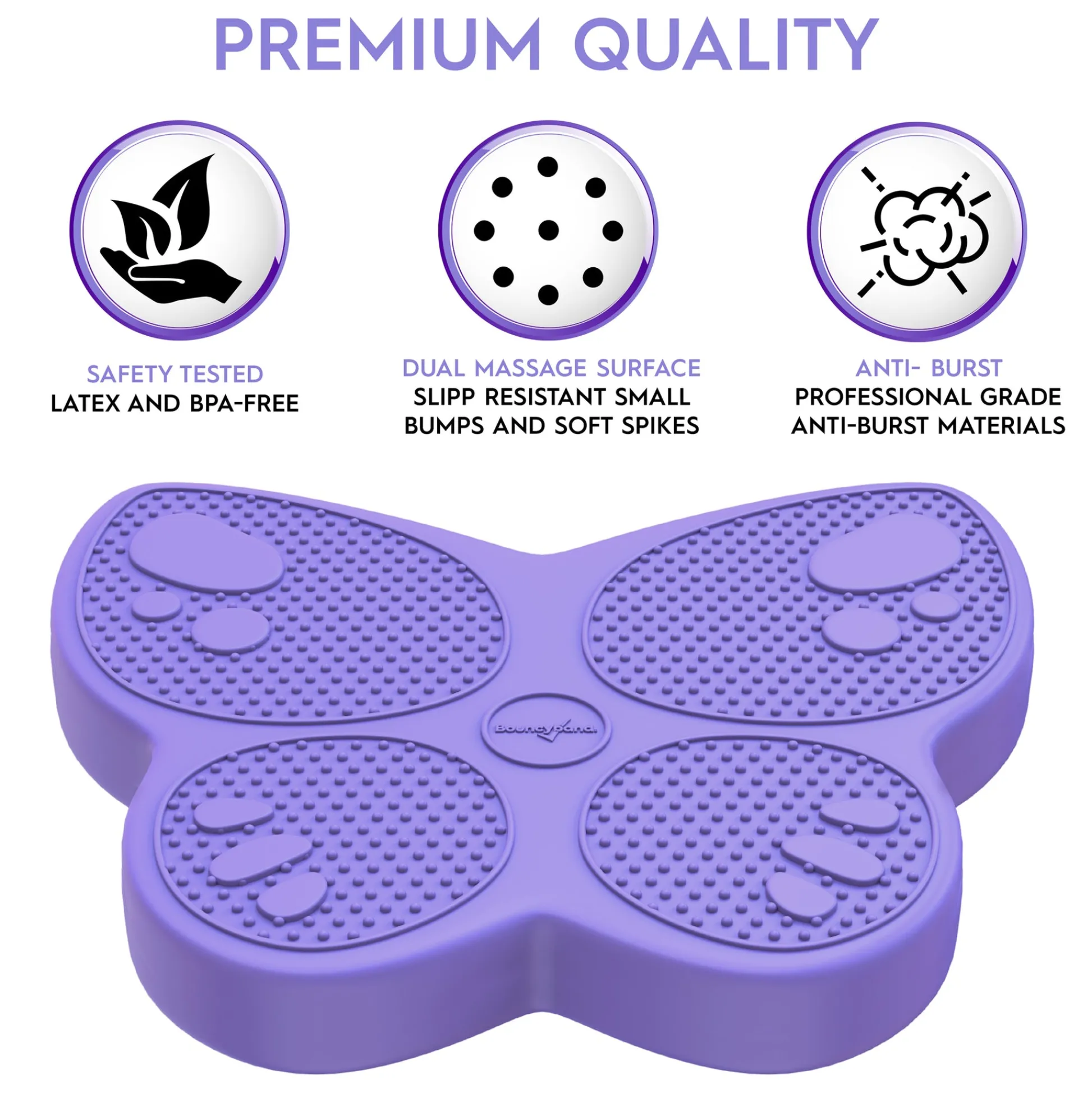 Educators Resource Bouncyband Wiggle Seat Purple Butterfly Sensory Cushion* Sensory & Fidget Toys