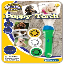 Flat River Group Brainstorm Toys Puppies Torch and Projector - Interactive Bedtime Light* Electronics