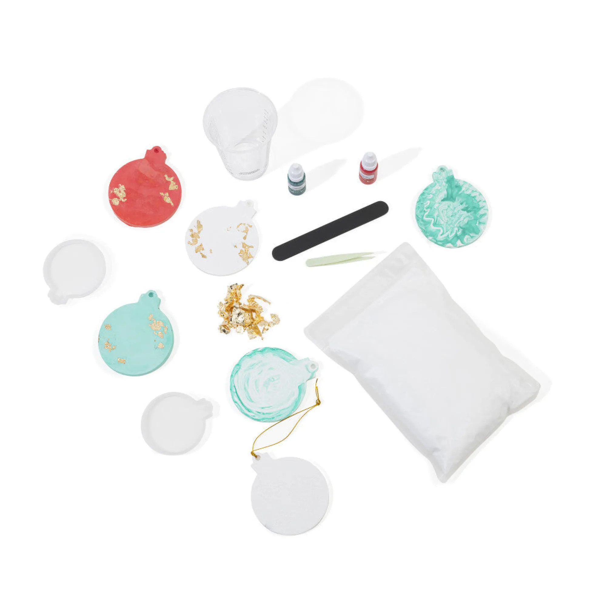 Flat River Group Brea Reese Holiday Mix2Mold Ceramic Resin Ornament Crafting Kit* Crafts & Activities