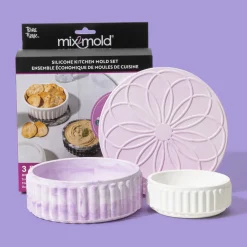 Flat River Group Brea Reese Mix2Mold: Colorful Kitchen Creations Silicone Molds Set - 3pc* Crafts & Activities
