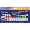 Flat River Group Brea Reese Professional Watercolor Brights Set - 12 Vibrant Color Tubes* Drawing, Color & Painting