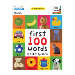 AreYouGame Briarpatch First 100 Words Activity Game - Vocabulary & Counting Learning Toy* Preschool Education Toys & Activities|Social & Emotional Skills