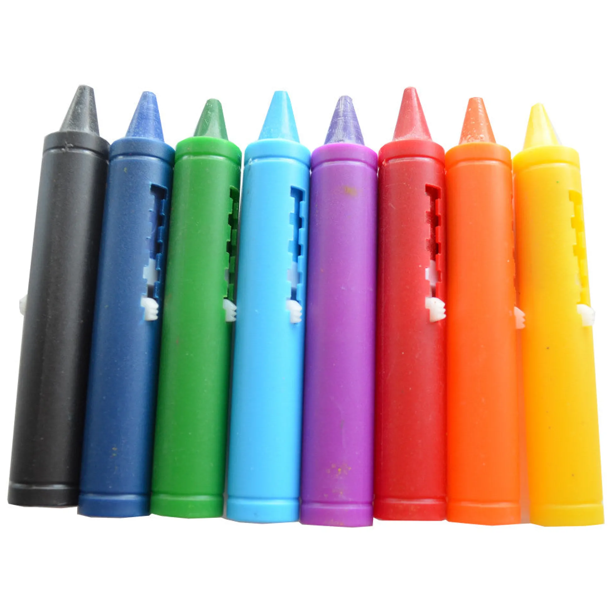 Flat River Group Buddy & Barney Color Magic Bath Time Crayons - 8 Vibrant Washable Crayons* Drawing, Color & Painting