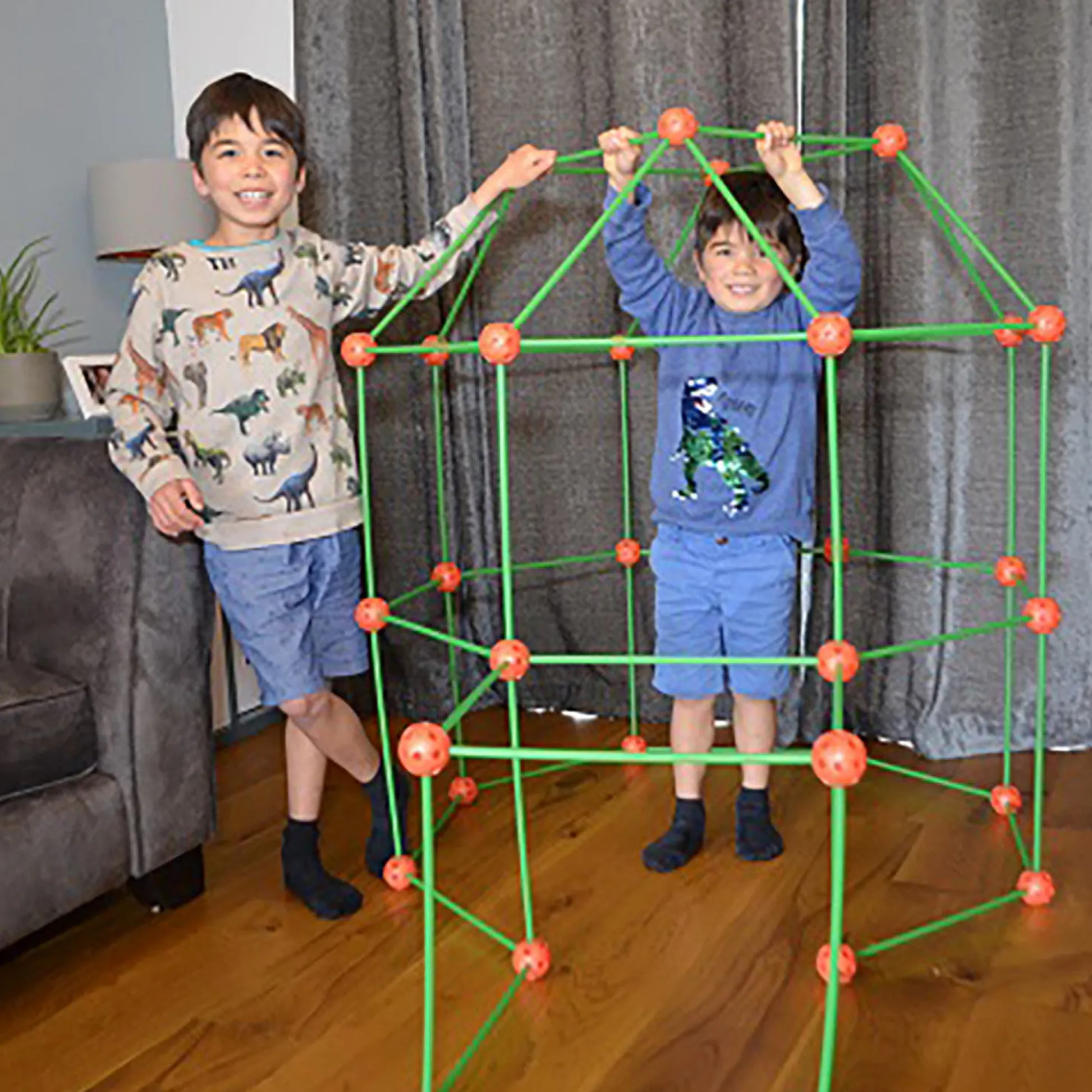Flat River Group Buddy & Barney Wonderbox Workshop 85pc Glow-In-The-Dark Build-A-Fort Set* Tents, Tunnels & Playhouses|Dress Up