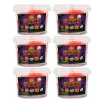 Flat River Group Build Buddiez Halloween Jack-O-Lantern Craft Kit - 6 Pack, Ages 5+* Clay, Dough & Sand Art