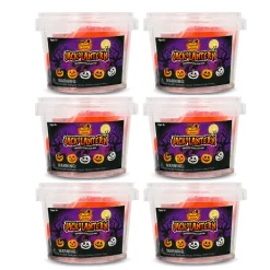 Flat River Group Build Buddiez Halloween Jack-O-Lantern Craft Kit - 6 Pack, Ages 5+* Clay, Dough & Sand Art
