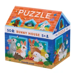 AreYouGame Bunny House Puzzle - Whimsical 50 pc Jigsaw* Puzzles