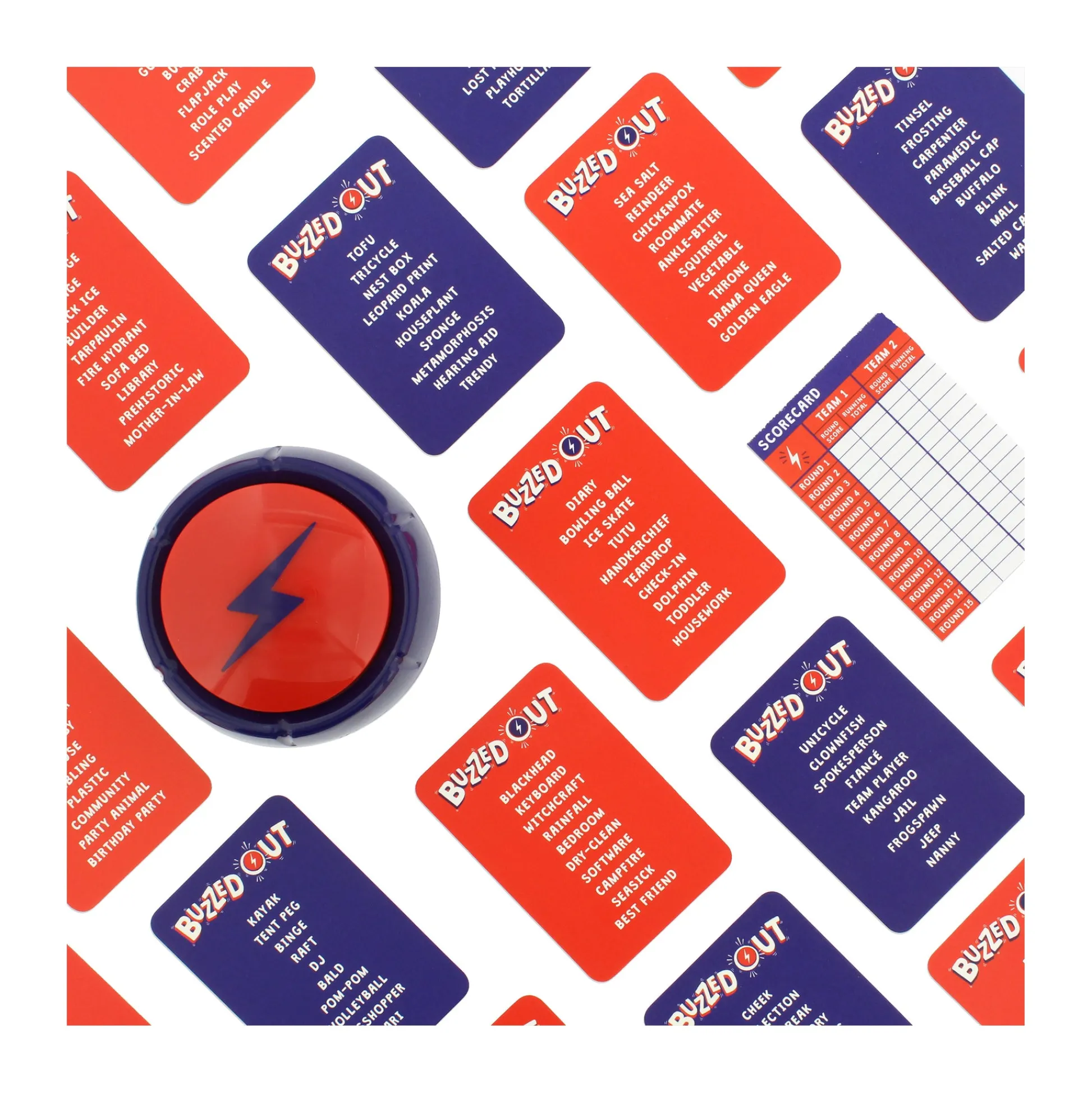 AreYouGame Buzzed Out: Electrifying Quick-Thinking Word Game* Card Games