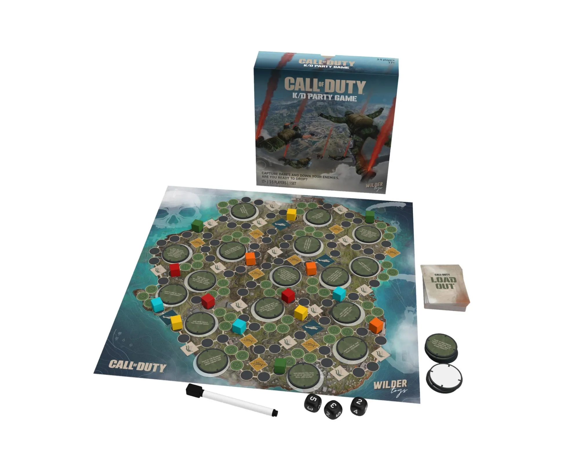 Macy's - Supplier Call of Duty: K/D Party Game – Ultimate Tactical Board Experience* Role-Playing Games|Board Games