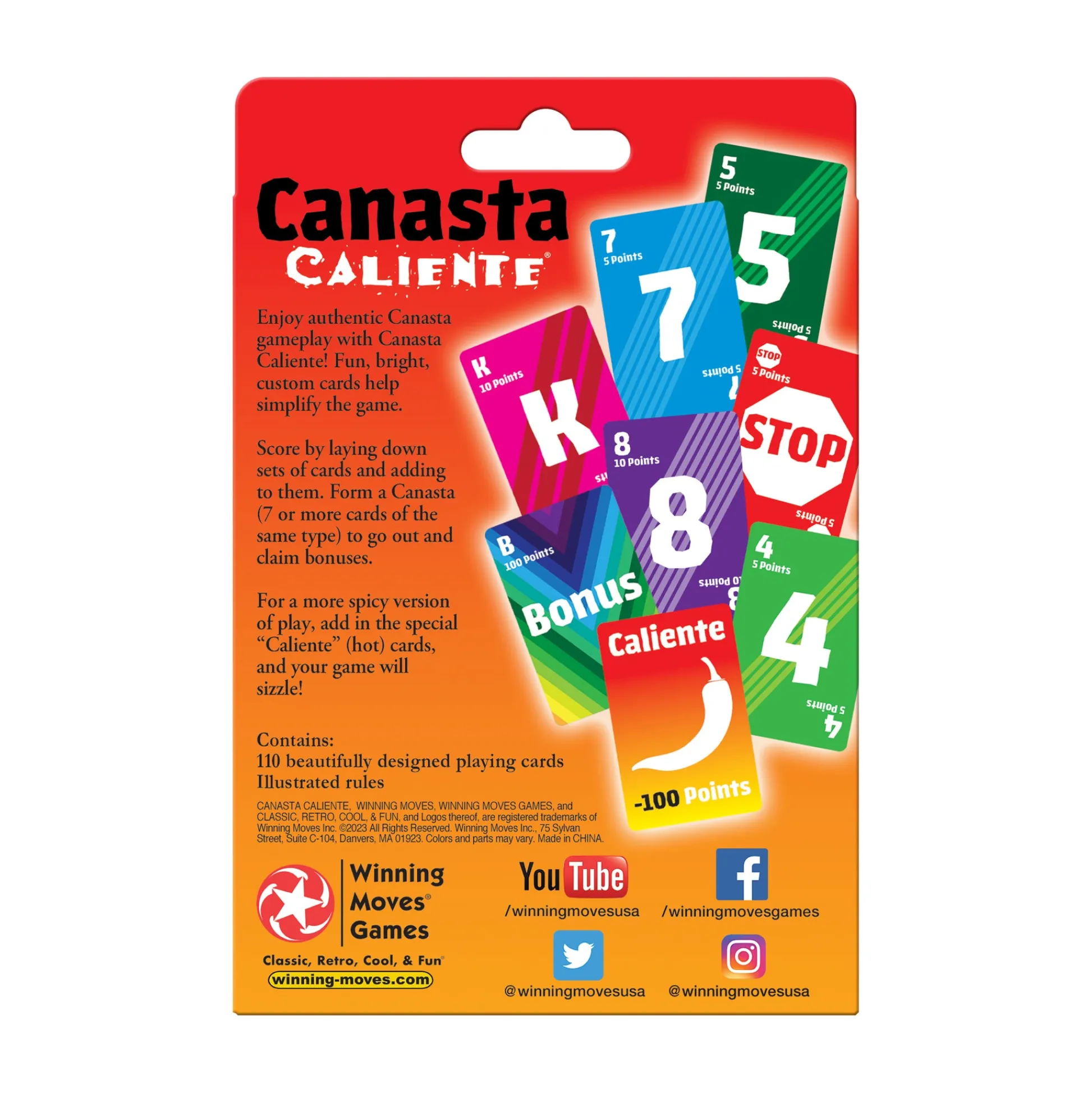 AreYouGame Canasta Caliente: The Sizzling Card Game Sensation* Card Games|Social & Emotional Skills