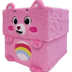 Flat River Group Care Bears Cheer Bear 12" Storable Transforming Bin - Pink* Stuffed Animals|Stuffed Animals & Plush Toys