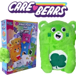 Flat River Group Care Bears Happy Nappers Good Luck Bear Pillow Pocket Pal* Social & Emotional Skills|Stuffed Animals