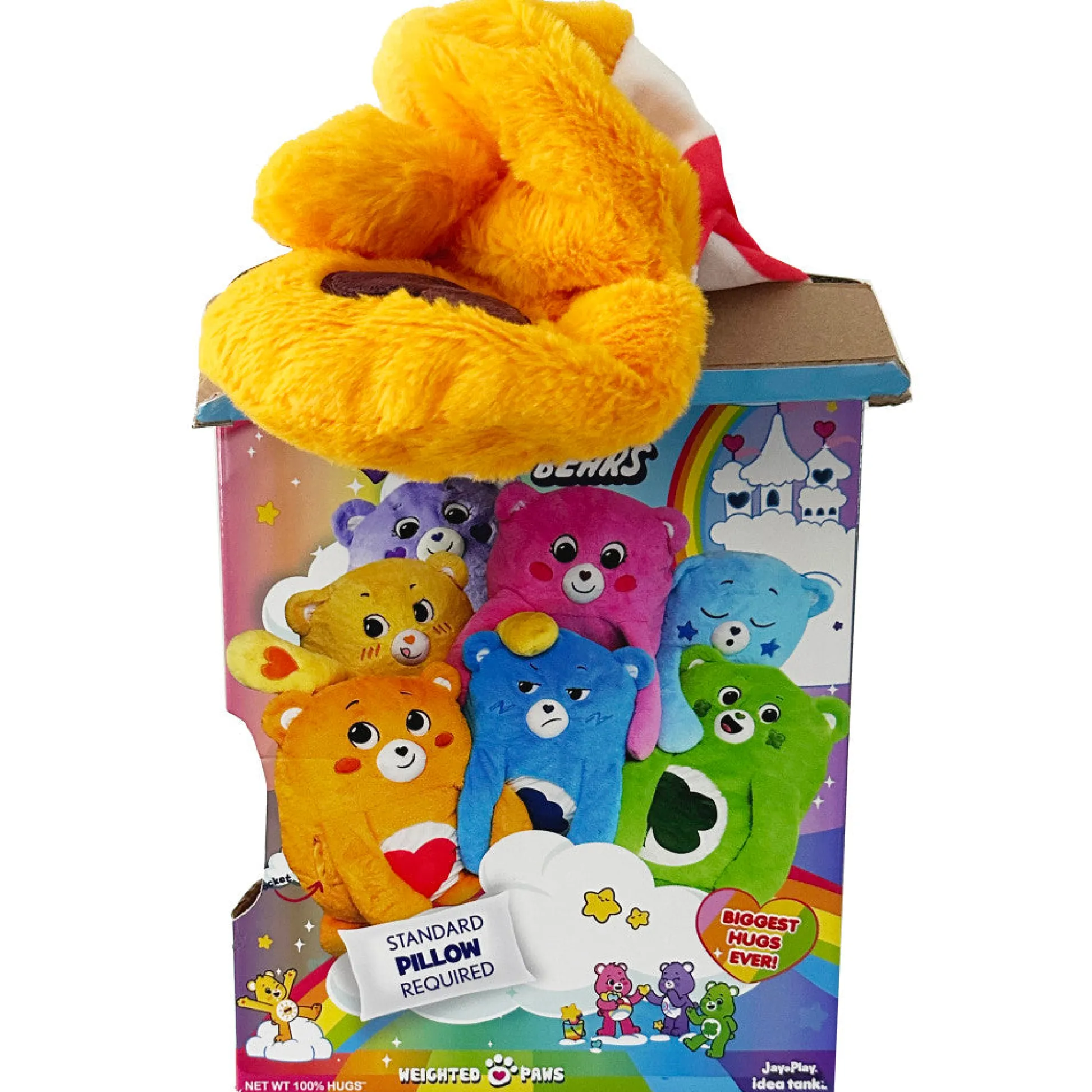 Flat River Group Care Bears Happy Nappers Tenderheart Bear Pillow Pocket Pal* Stuffed Animals|Stuffed Animals & Plush Toys