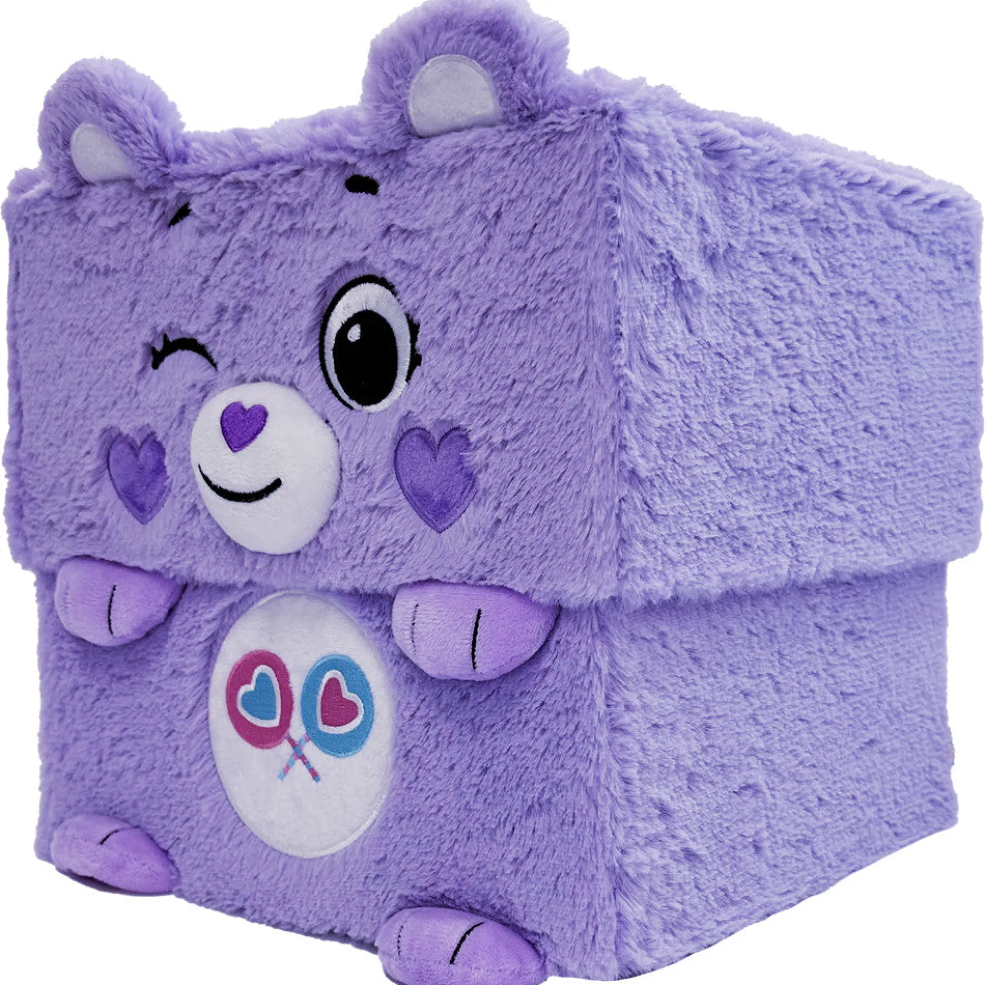 Flat River Group Care Bears Share Bear Purple Themed Storage Bin with Lid* Stuffed Animals|Stuffed Animals & Plush Toys