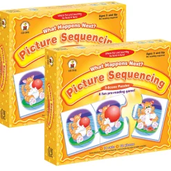 Educators Resource Carson Dellosa Education - What Happens Next? Picture Sequencing Game, Grade PK-K, Pack of 2* Preschool Education Toys & Activities