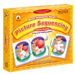 Educators Resource Carson Dellosa Education - What Happens Next? Picture Sequencing Game, Grade PK-K, Pack of 2* Preschool Education Toys & Activities