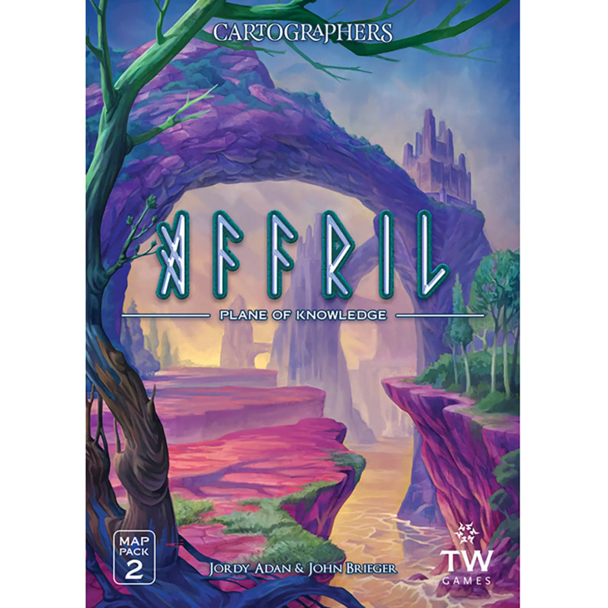 Flat River Group Cartographers Heroes: Affril - Map Pack 2 Expansion Set* Board Games|Role-Playing Games