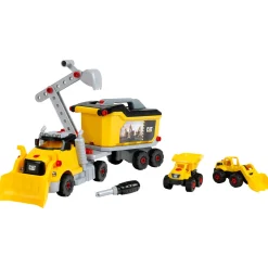 Flat River Group CAT 4-In-1 Screw Truck Construction Toy Set by Theo Klein* Preschool Education Toys & Activities|Preschool Vehicles