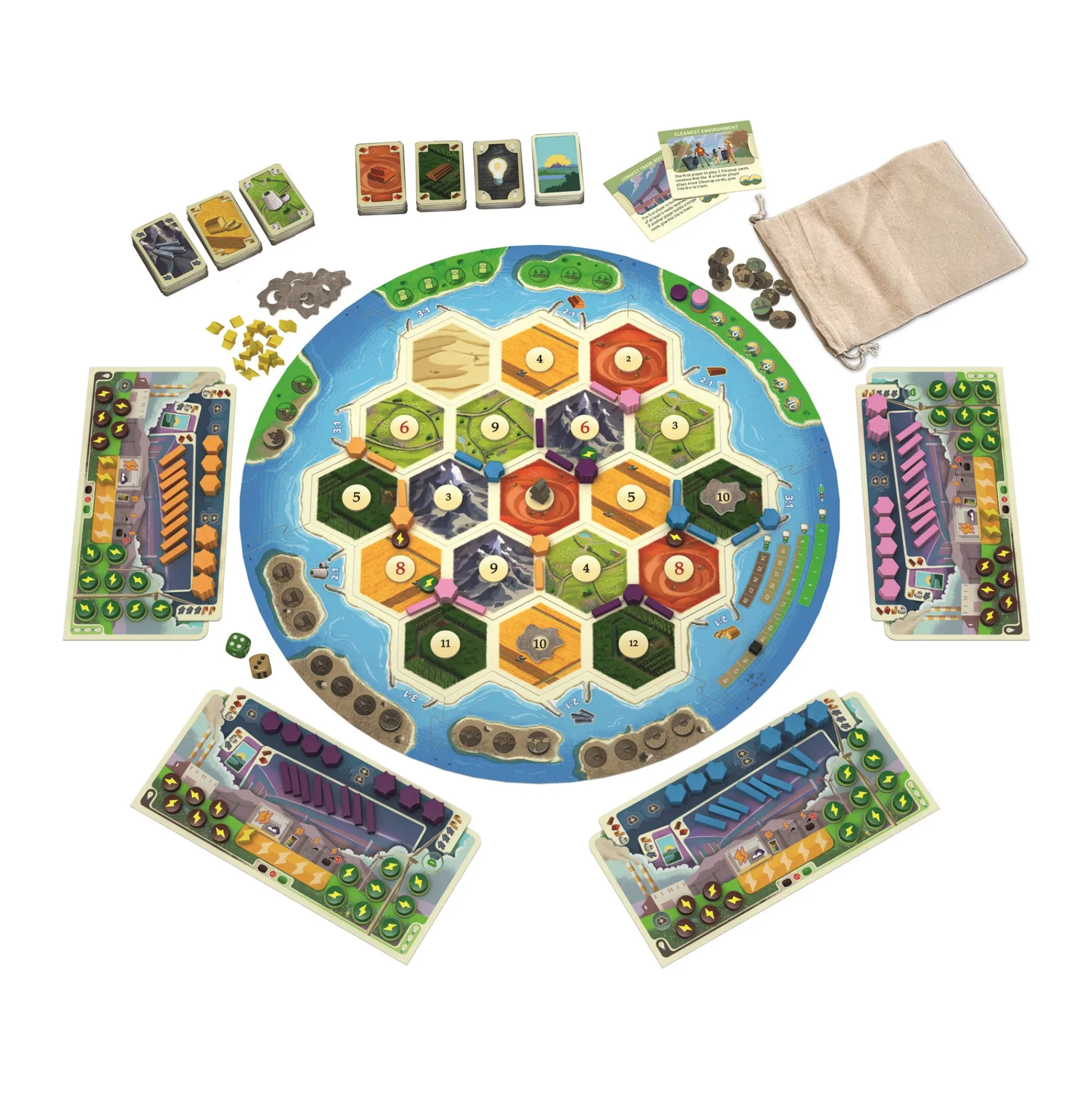 AreYouGame Catan: New Energies – Eco-Conscious Strategy Board Game* Role-Playing Games|Board Games