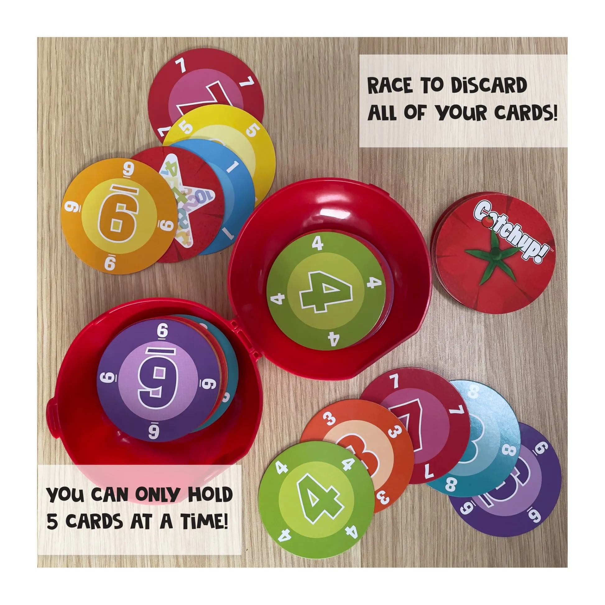 AreYouGame Catchup! Tomato Frenzy Fast-Paced Card Game* Card Games