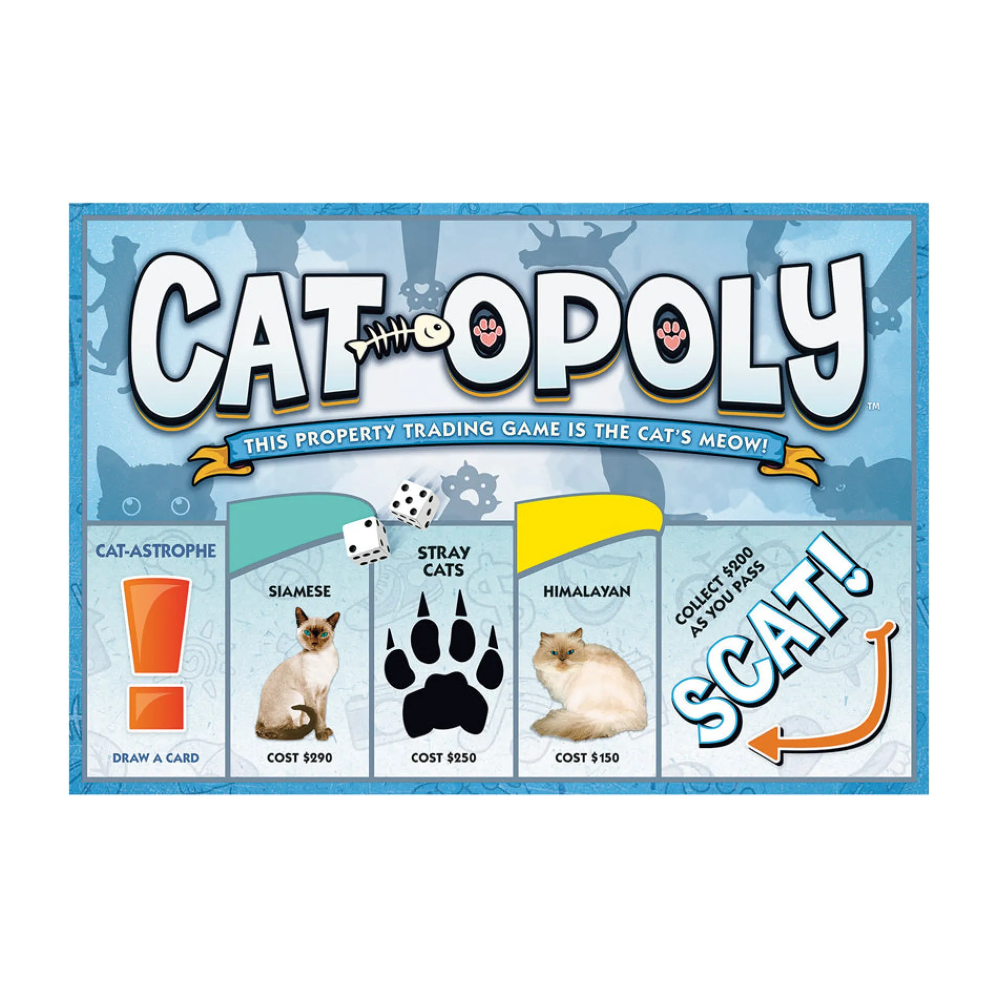 AreYouGame Cat-Opoly Exotic Cats Edition Board Game* Board Games|Role-Playing Games