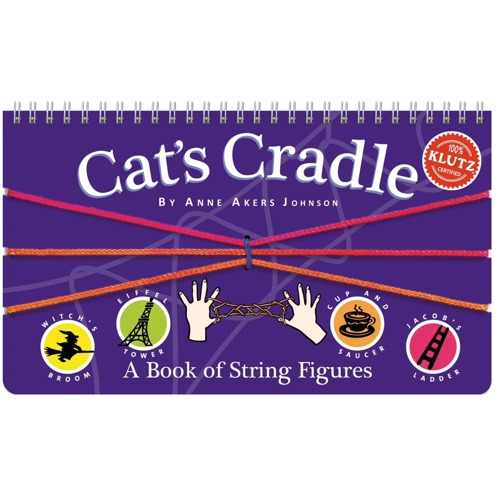 AreYouGame Cat's Cradle - String Figures Instructional Book with Tie-Dyed Loop*Kids Kids Books|Crafts & Activities