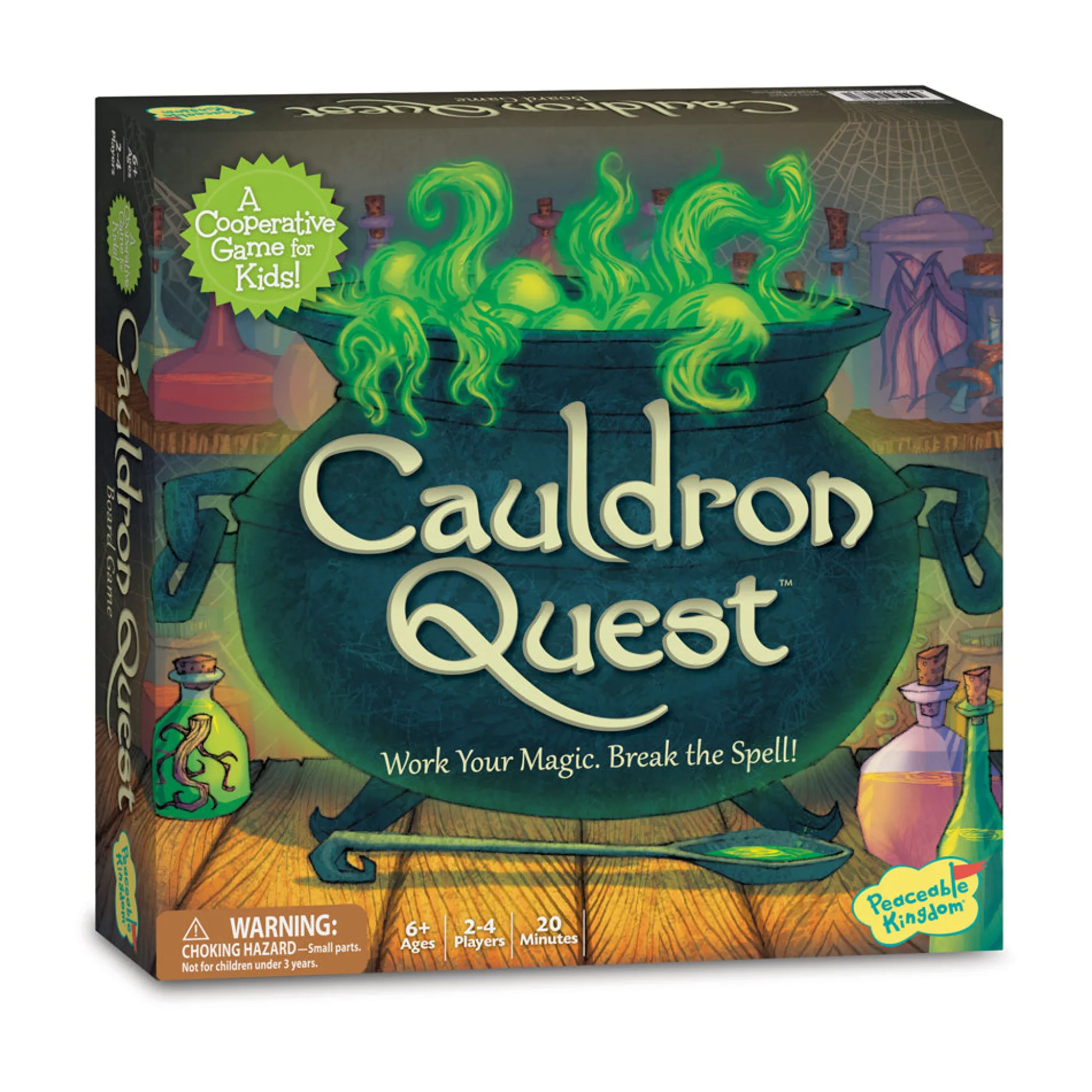 AreYouGame Cauldron Quest Cooperative Strategy Board Game by Peaceable Kingdom* Board Games|Role-Playing Games
