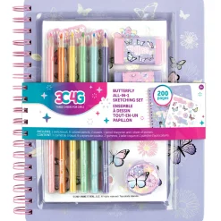 Flat River Group 3C4G Butterfly Themed Sketching Set - Complete Art Kit* Art Toys|Drawing, Color & Painting