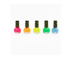 Flat River Group 3C4G Glow in the Dark Nail Polish Set - Vibrant Colors for Kids* Drawing, Color & Painting