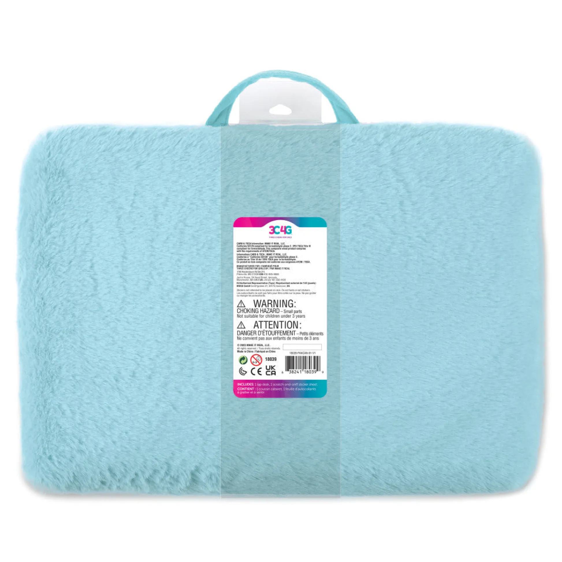 Flat River Group 3C4G Life Is Sweet Portable Pillow Lap Desk with Sticker Set for Kids* Crafts & Activities