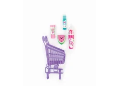 Flat River Group 3C4G Tiny Treats Trolley Scented Lip Gloss Set for Girls Ages 8+* Kitchens & Play Food|Dress Up