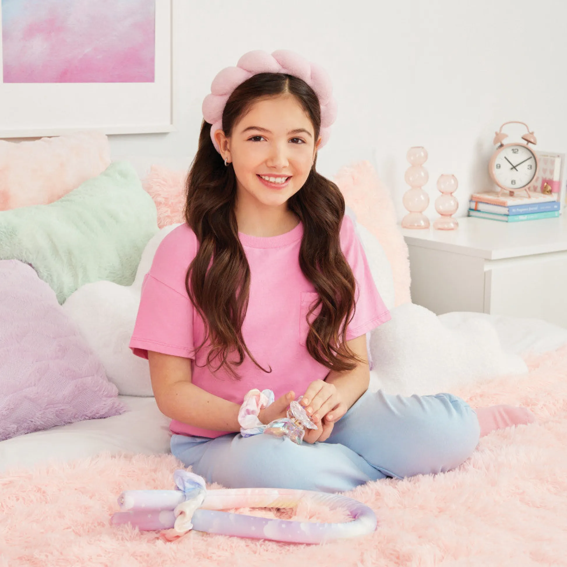 Flat River Group 3C4G: Woke Up Like This! Trendy Heatless Curler Set for Kids - 5pc* Dress Up & Accessories|Dress Up