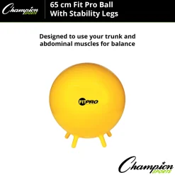 Educators Resource Champion Sports FitPro Ball with Stability Legs, 65cm - Stability & Strength Trainer* Toy Sports