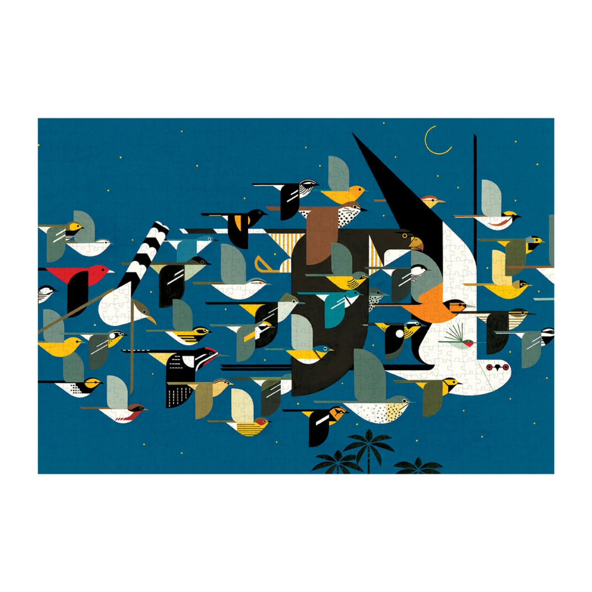 AreYouGame Charley Harper Mystery of the Missing Migrants Jigsaw Puzzle - 1000 pc* Puzzles