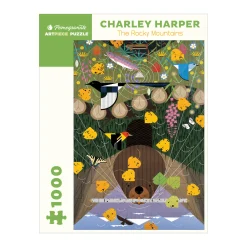 AreYouGame Charley Harper Rocky Mountains 1000-Piece Jigsaw Puzzle* Puzzles