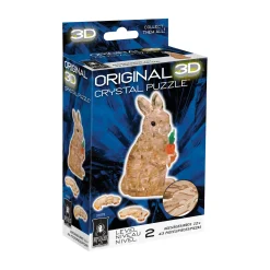 AreYouGame Charming Bunny 3D Crystal Puzzle - 43 Piece Set* Puzzles
