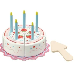 Calendar Holdings, LLC Charming Wooden Birthday Cake Set for Pretend Play* Kitchens & Play Food|Dress Up