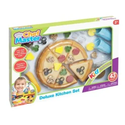 Calendar Holdings, LLC Chef's Delight Pizza Play Set - 43 Piece* Kitchens & Play Food|Dress Up