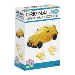 AreYouGame Classic Car Yellow 3D Crystal Puzzle - 53 Pieces* Puzzles