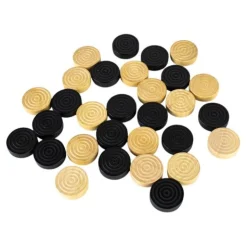 Calendar Holdings, LLC Classic Checkers Natural Wood Board Game* Role-Playing Games|Board Games