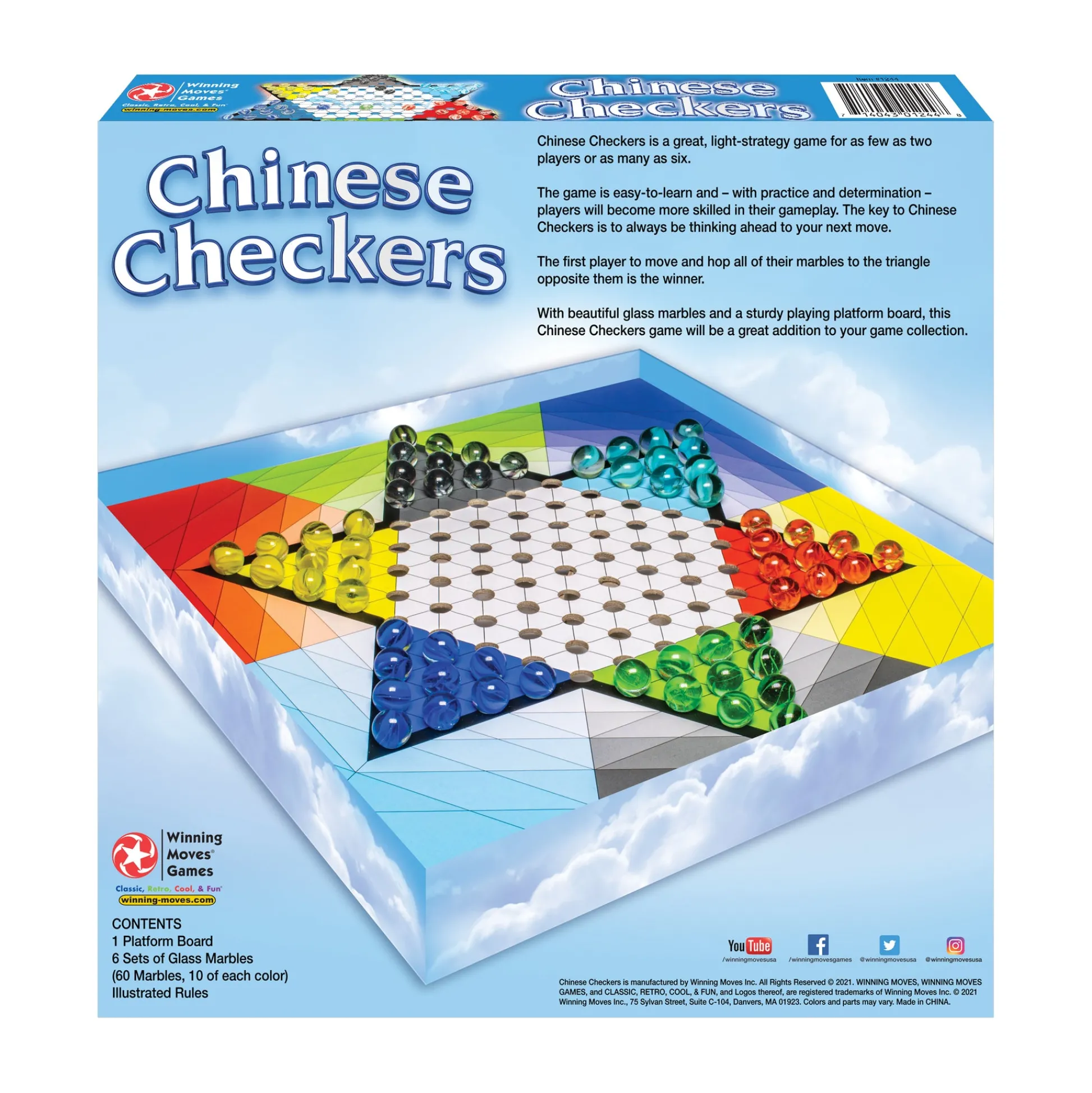 AreYouGame Classic Chinese Checkers Handcrafted Wooden Board Game Set* Role-Playing Games|Board Games